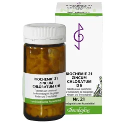 Biochemie 21 Zincum chloratum D 6 Tabletten, 200 St