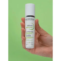 Bioderma Sebium Night peel Creme für unreine, ölige, zu Akne neigende Haut, 40 ml