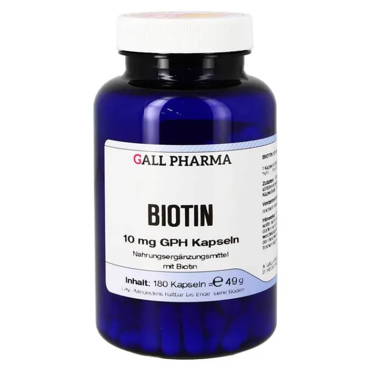 Biotin 10 mg GPH Kapseln, 180 St