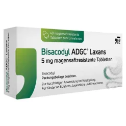 Bisacodyl ADGC® Laxans 5 mg magensaftresistent Tabletten, 40 St