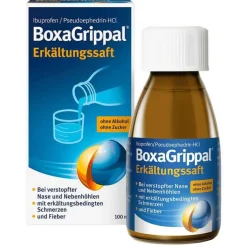 BoxaGrippal Erkältungssaft 200 mg/10 ml + 30 mg/10 ml, 100 ml