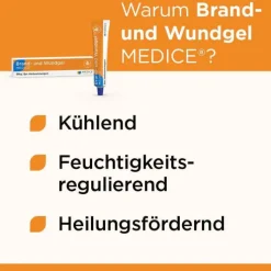 Brand- und Wundgel Medice bei Verbrennungen, 50 g
