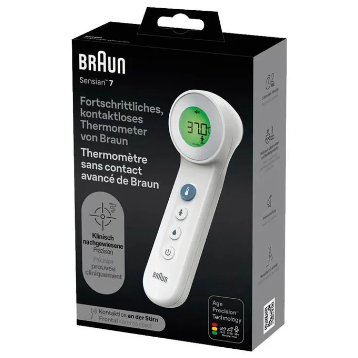 Braun Berührungsfrei + Stirn Thermometer mit Age Precision, 1 St