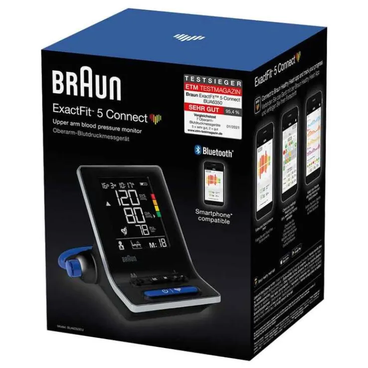 Braun Blutdruckmessgerät ExactFit5 Connect Oberarm, 1 St