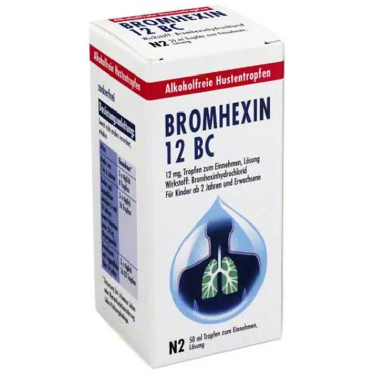 BROMHEXIN 12 BC Tropfen, 50 ml