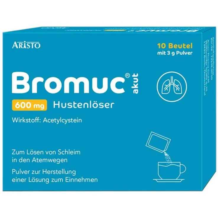 Bromuc akut 600 mg Hustenlöser , 10 St