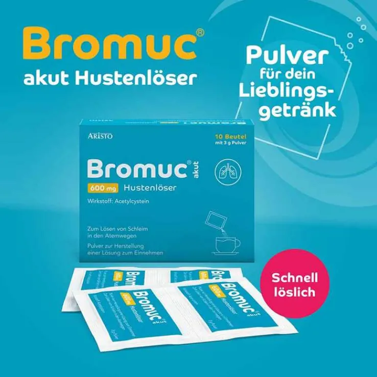 Bromuc akut 600 mg Hustenlöser , 10 St