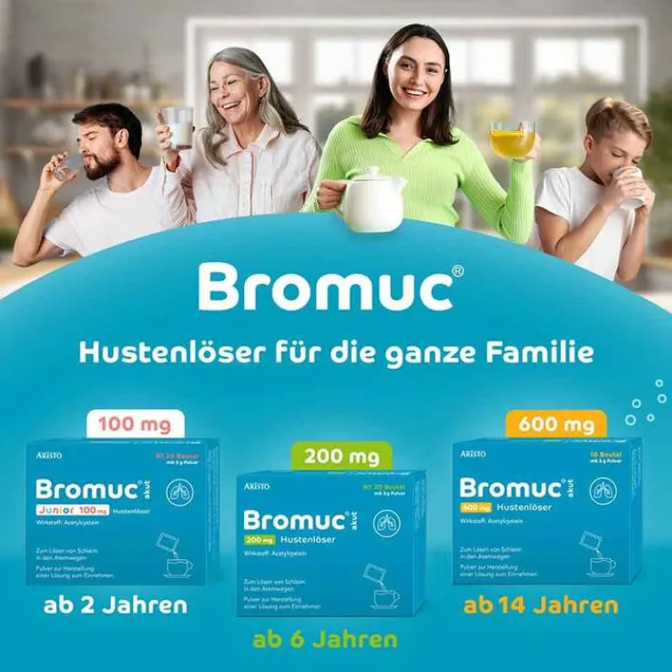 Bromuc akut 600 mg Hustenlöser , 10 St