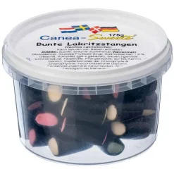 Bunte Lakritzstangen, 175 g