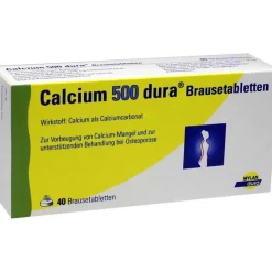 Calcium 500 dura Brausetabletten, 40 St