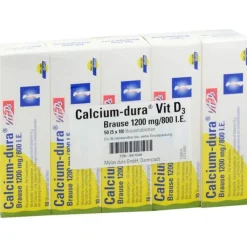 Calcium Dura Vit D3 Brause 1200 mg / 800 I.E., 50 St