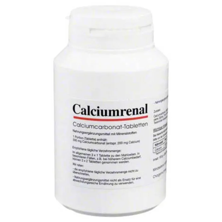 Calciumcarbonat Calciumrenal Tabletten, 200 St