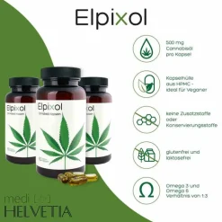 Cannabisöl Kapseln Elpixol, 60 St