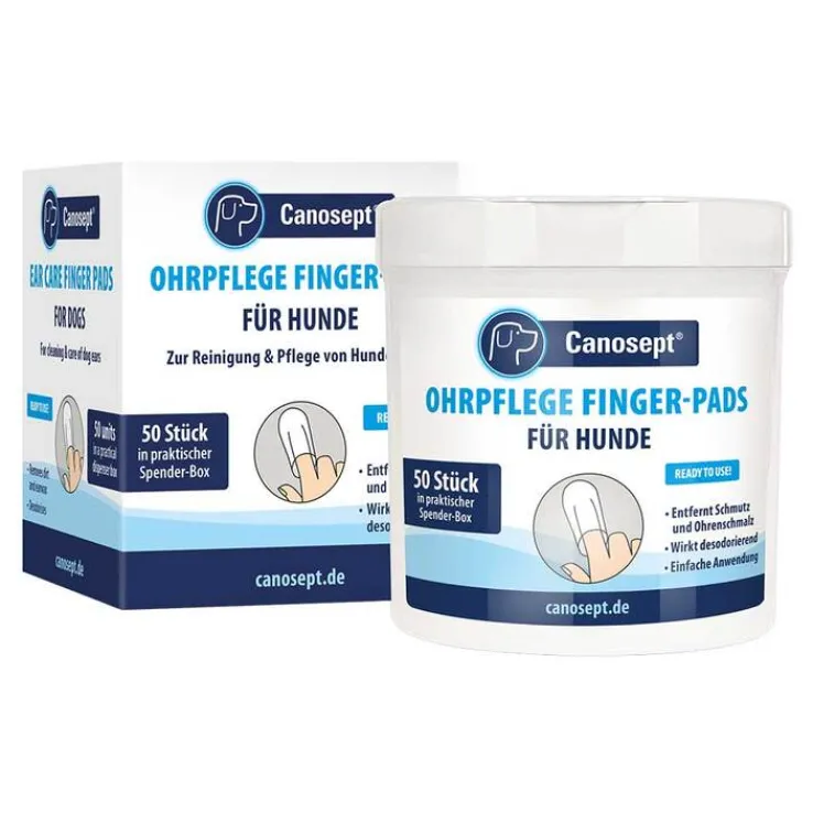 Canosept Ohrpflege Finger-Pads für Hunde, 50 St