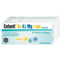 Cefavit D3 K2 Mg 7.000 I.E. Hartkapseln, 100 St