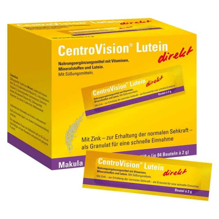 Centrovision Lutein direkt Granulat, 84 St