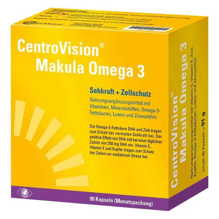 Centrovision Makula Omega-3 Kapseln, 90 St