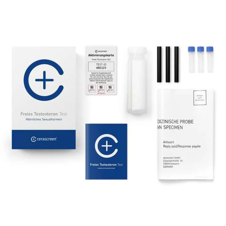 cerascreen® freies Testosteron Test Speichel, 1 St