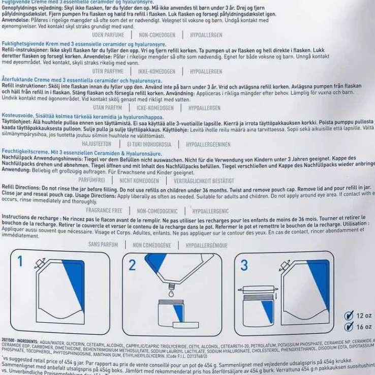 CeraVe Feuchtigkeitscreme , 454 g
