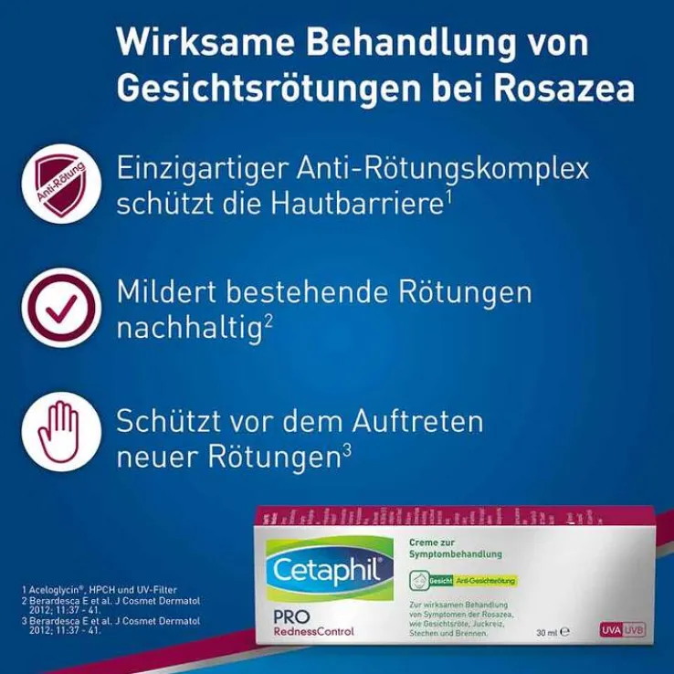 Cetaphil Pro RednessControl Creme zur Symptombehandlung, 30 ml