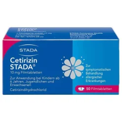 Cetirizin STADA 10 mg Filmtabletten, 50 St