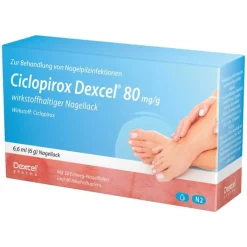 Ciclopirox Dexcel® 80 mg/g wirkstoffhaltiger Nagellack, 6.6 ml