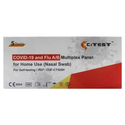 Citest 3 in 1 Selbsttest Covid-19 Antigen & Influe, 2x5 St