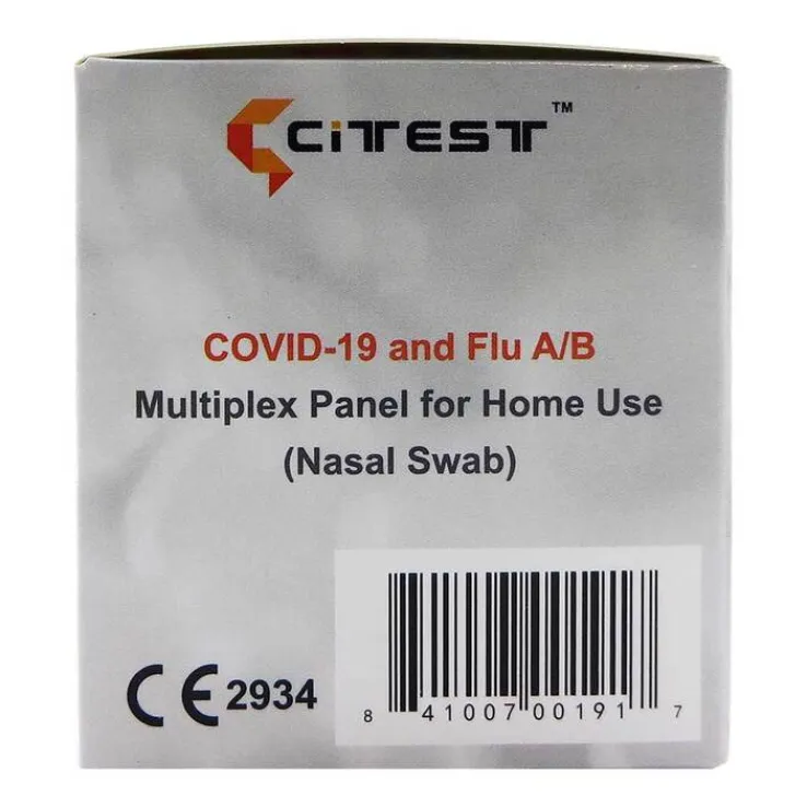 Citest 3 in 1 Selbsttest Covid-19 Antigen & Influe, 5x5 St