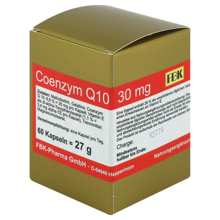 Coenzym Q10 30 mg Kapseln, 60 St