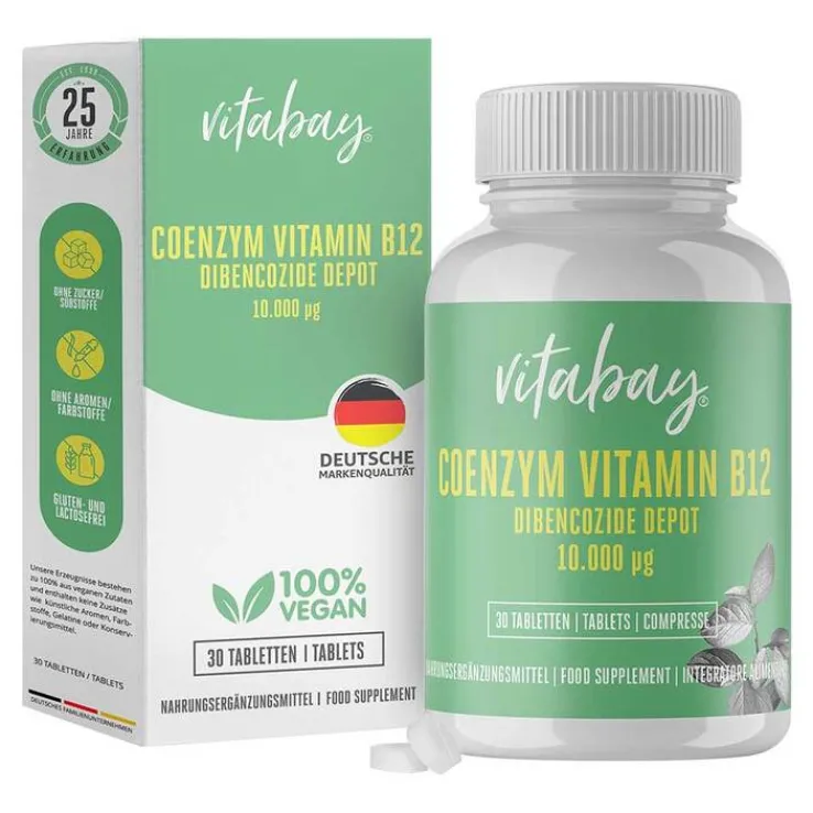 Coenzym VIT.B12 Dibenco.Depot 10.000 µg vegan Tabletten , 30 St