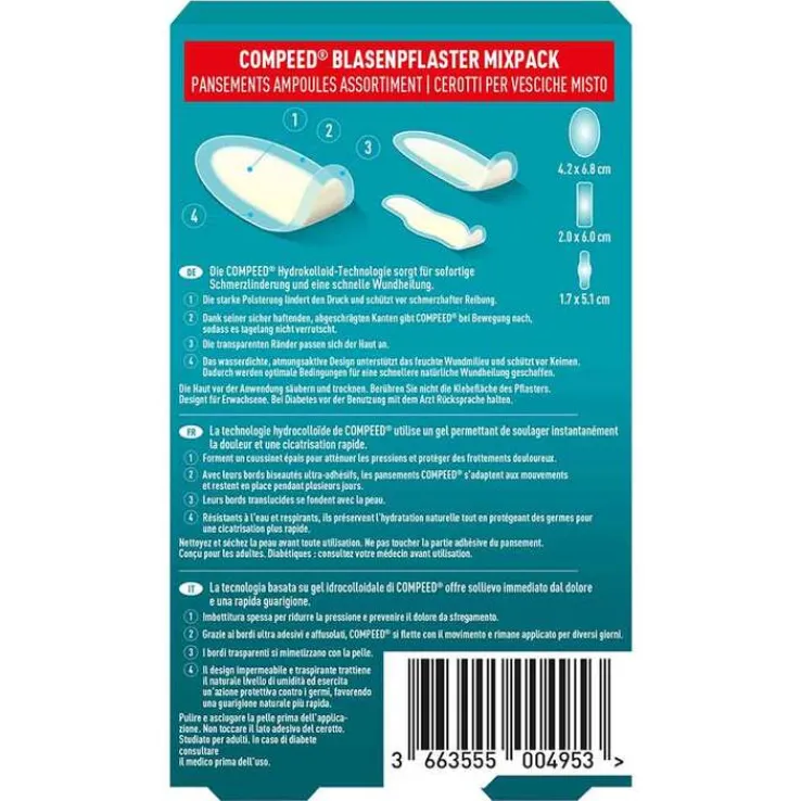 Compeed® Blasenpflaster Mixpack, 10 St