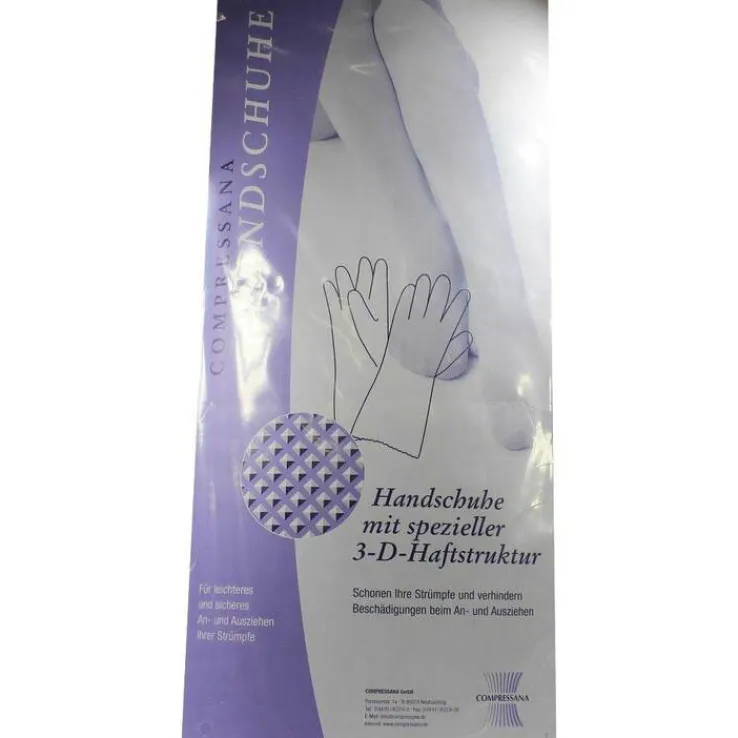 Compressana Gummihandschuhe Größe 2 farbig, 2 St