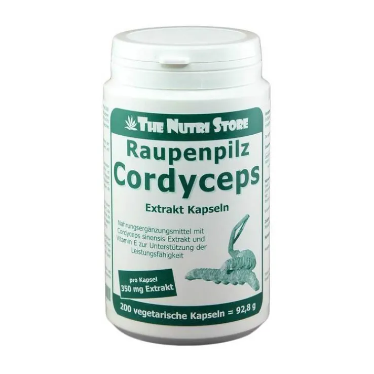 Cordyceps 350 mg Extrakt Kapseln, 200 St