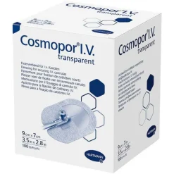 Cosmopor® I.V. transparent Fixierverband 7x9 cm steril, 100 St