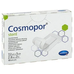 Cosmopor steril 5x7,2 cm, 10 St