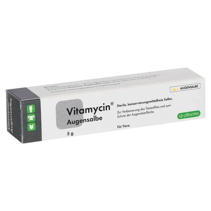CP Vitamycin Augensalbe für Tiere, 5 g
