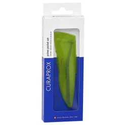 Curaprox Cps 459 prime Pocket Set mit Uhs 470 Halter + 5 Bürstchen Cps 07 - 011, 1 P