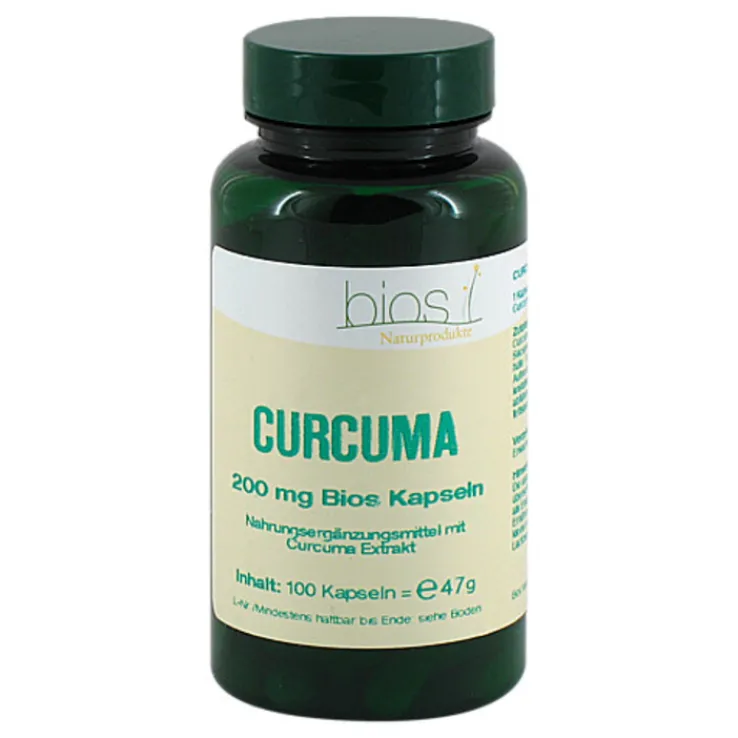 Curcuma 200 mg Bios Kapseln, 100 St