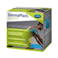 Dermaplast Active Kinesiology Tape 5 cmx5 m blau, 1 St
