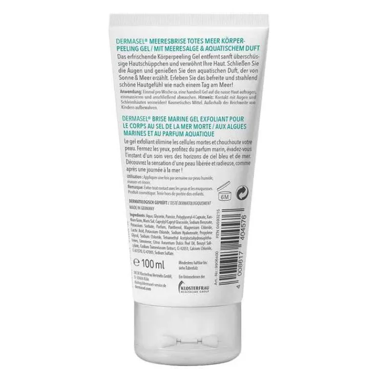 Dermasel Totes Meer Meeresbrise Körperpeeling Gel, 100 ml