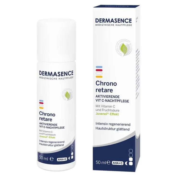 Dermasence Chrono retare aktivierende Vitamin-C Nachtpflege, 50 ml