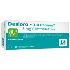 Deslora – 1 A Pharma® 5 mg Filmtabletten, 50 St