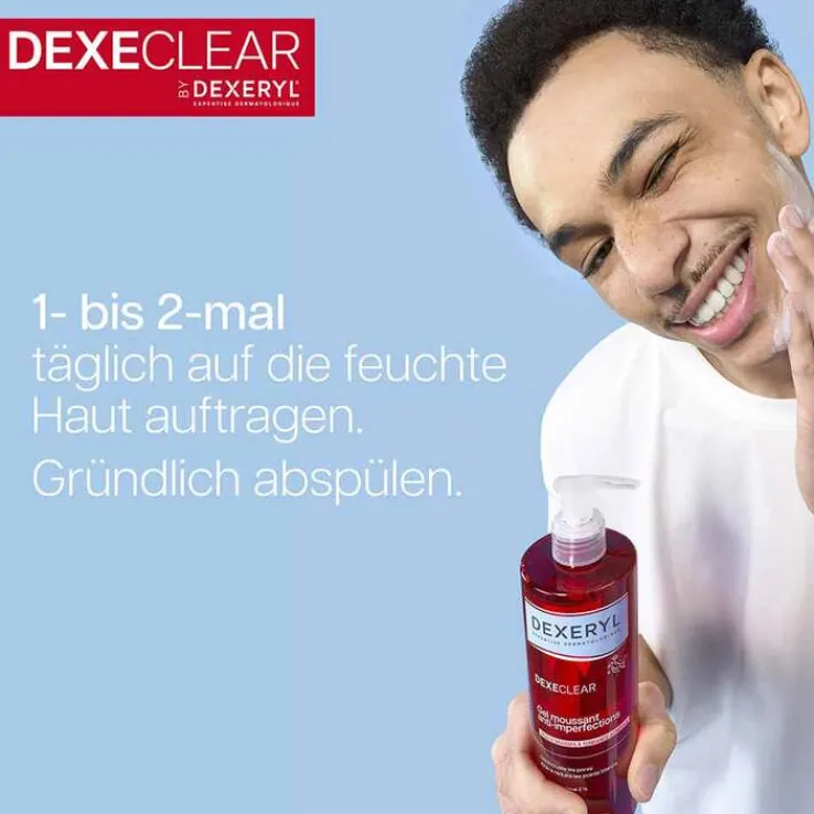 Dexeryl Dexeclear Reinigungsgel schäumend für unreine Haut, 200 ml