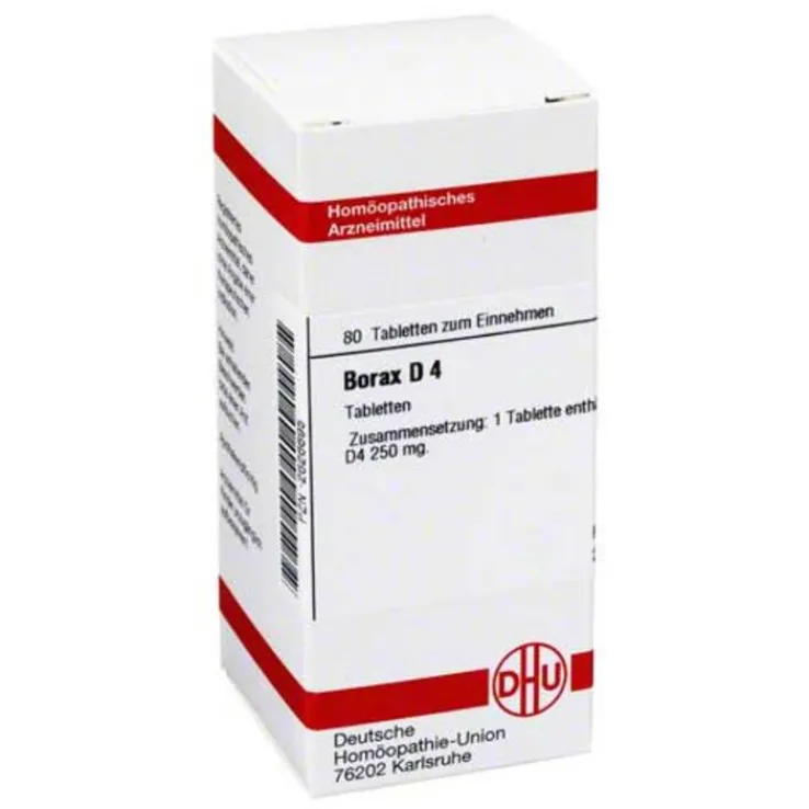 DHU Borax D 4 Tabletten, 80 St