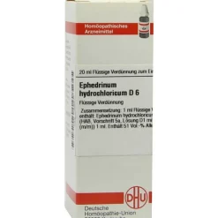 DHU Ephedrinum hydrochloricum D 6 Dilution, 20 ml