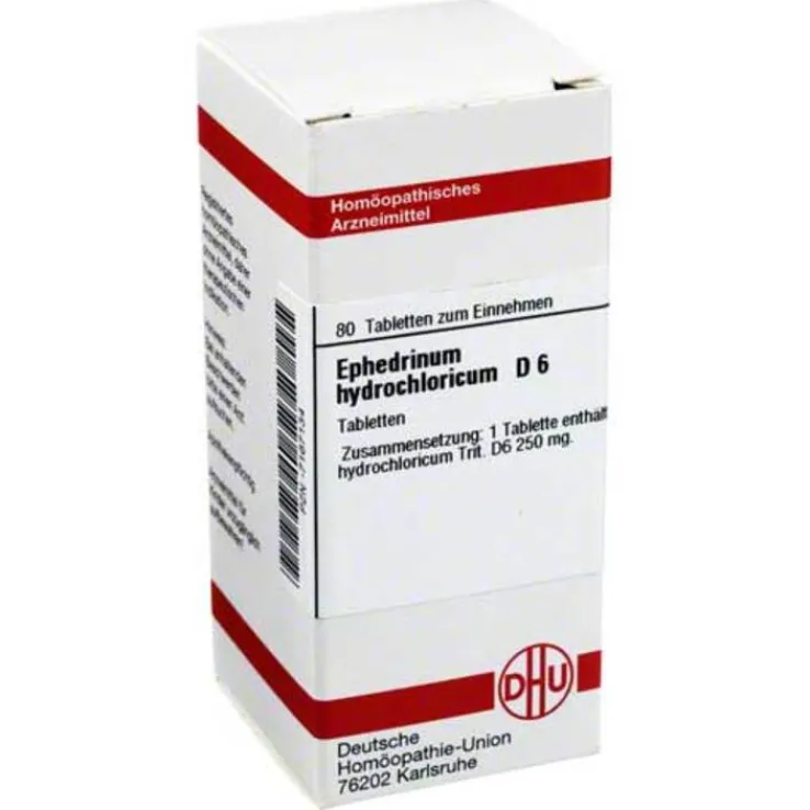 DHU Ephedrinum hydrochloricum D 6 Tabletten, 80 St