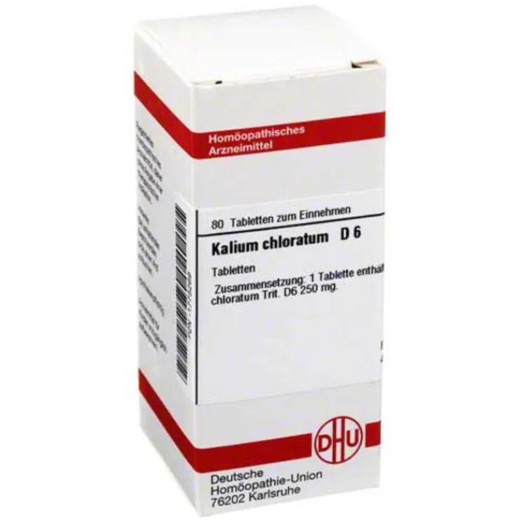DHU Kalium chloratum D 6 Tabletten, 80 St