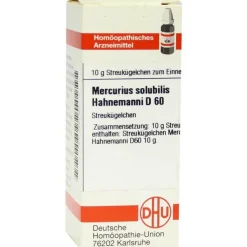 DHU Mercurius solubilis D 60 Globuli, 10 g
