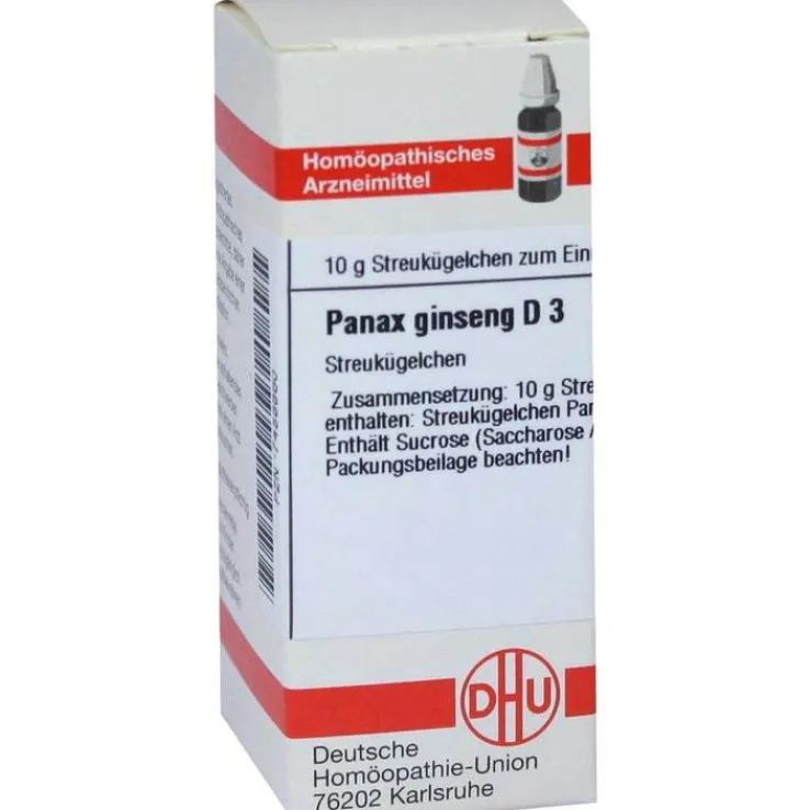 DHU Panax Ginseng D 3 Globuli, 10 g