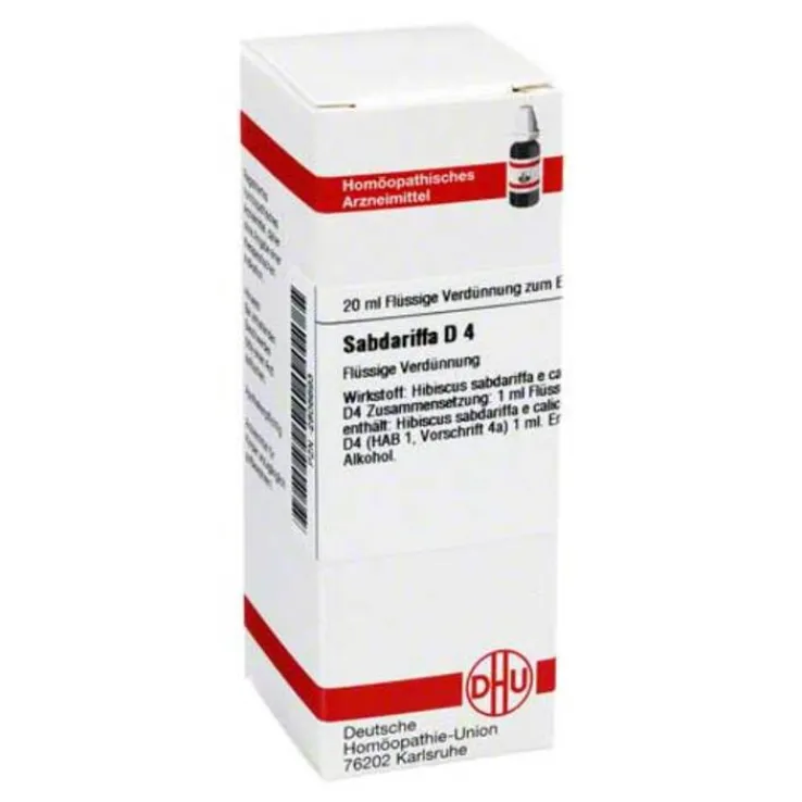 DHU Sabdariffa D 4 Dilution, 20 ml